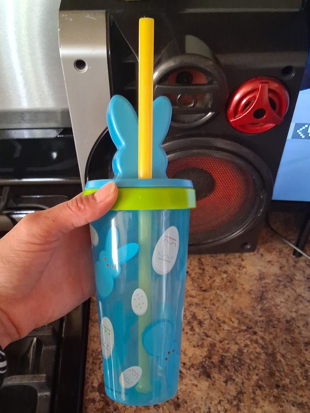 Peeps Blue Bunny Tumbler with Straw - Picture 2 of 3